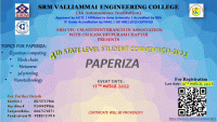 4th CSI State Level Student Convention 2023 Technical Symposium Poster